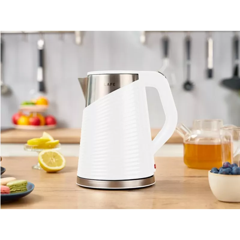 Electric kettle LAFE 1.8L 2200W White