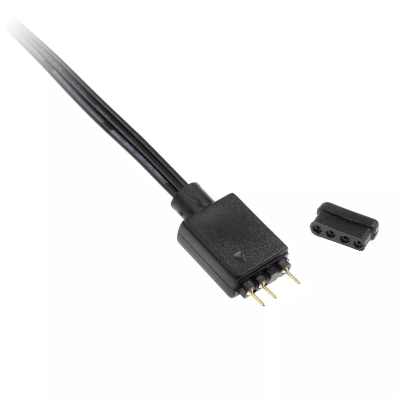 Cable adapter Kolink 4‑Pin fan to 3‑Pin 5V ARGB, 0.4 m