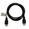 HDMI cable SAVIO CL-194 — 1.5 m, black, HDMI 2.0 High Speed with Ethernet, gold-plated connectors