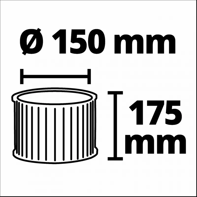Filter Einhell 2351126 White Class L Diameter 15 cm Height 175 mm