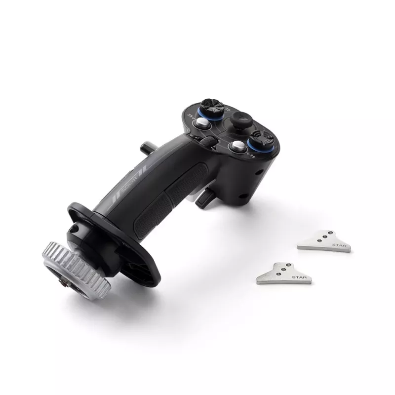 Flightstick add-on grip Thrustmaster Sol-R 3 AVA, Black, USB Type-C, analogue/digital, PC, 75×115×200 mm