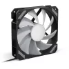SHARKOON SHARK Mirror 120mm ARGB PWM Case Fan - Black