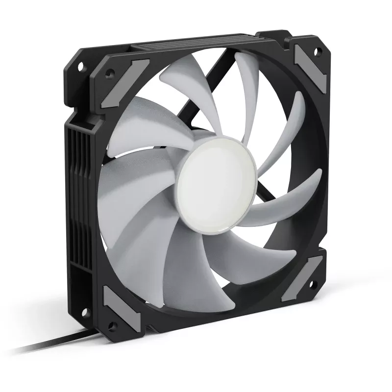 SHARKOON SHARK Mirror 120mm ARGB PWM Case Fan - Black