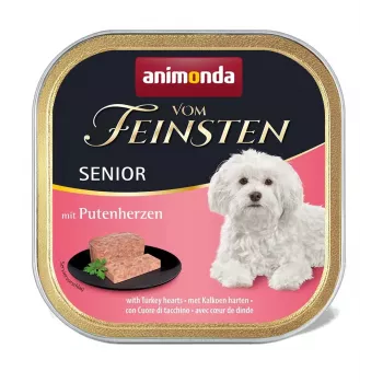 Wet dog food animonda ANIMONDA Vom Feinsten Moist Food Senior Turkey 150 g, gluten- and soy-free