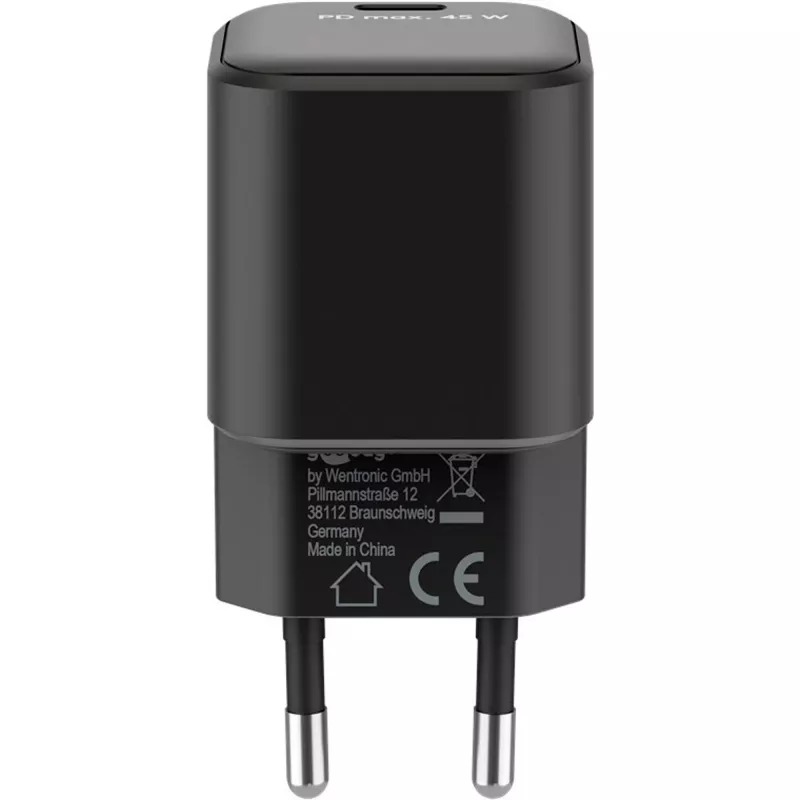 Goobay Charger 65331 Indoor AC Fast Charging Black USB Type-C