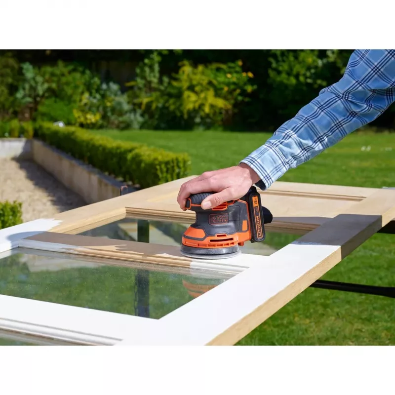 Black & Decker BDCROS18N-XJ portable sander Orbital sander 12000 RPM Black, Orange