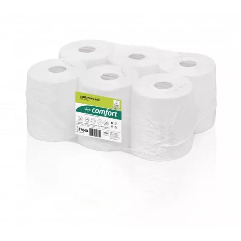 WEPA Centre Feed Rolls for Feed point system RPMB1300,1-Ply, 300m, recycled tissue, (6pc