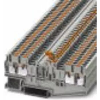 Phoenix Contact PT 2,5-QUATTRO-MTB 3210184 Knife Disconnect Terminal Number of Poles: 4 0.14 mm² 2.50 mm² Grey 1 pc(s) (3210184)