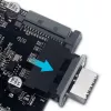 USB 3.0 adapter GrauGear GG 18025 — Type A female, 180° orientation
