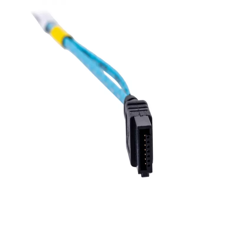 SATA cable Supermicro CBL-0186L 4x round 0.56 m, SATA I, straight male–male, black/blue/white