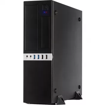 Inter-Tech IT-503 - SFF - Mini-ATX - no power supply (TFX12V) - matte black - USB/Audio (88881270)