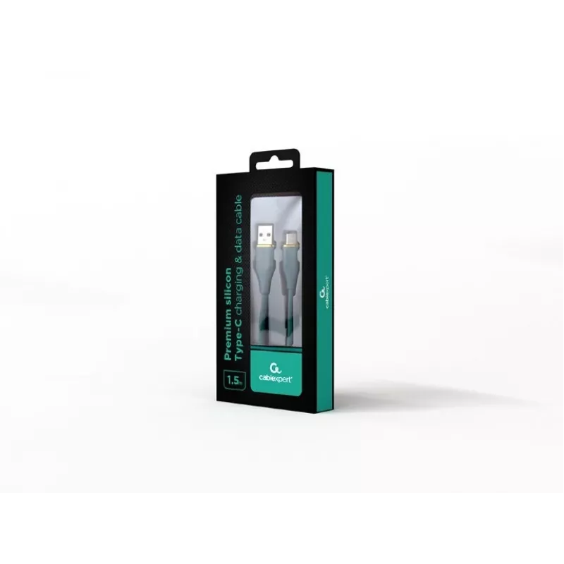 Type-C USB charging and data cable, 1.5 m, green