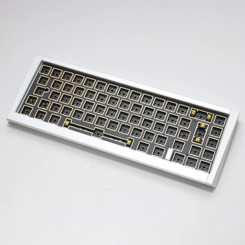 Ducky Outlaw 65 keyboard Universal USB Silver Mechanical RGB LED