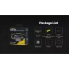 Headlamp Nitecore HC70 UHE — headband flashlight, 1600 lumens, shockproof, waterproof, 0.172 kg, black