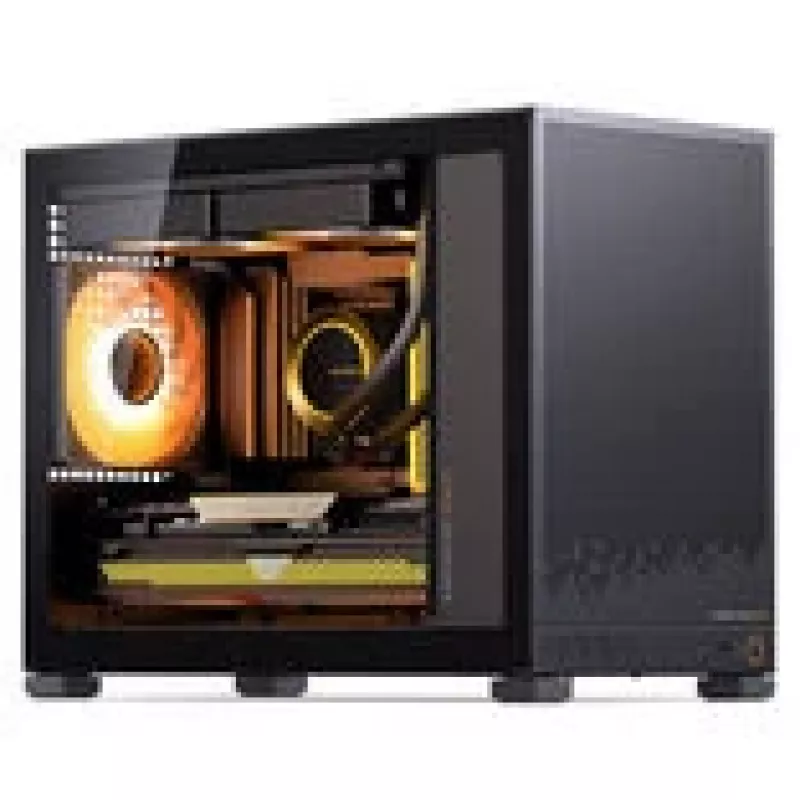 Jonsbo D32 STD PC-Enclosure + TRYX PANORAMA SE Complete Liquid Cooling, ARGB - 240mm, black