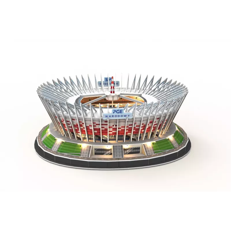 3D Puzzle cubicfun PGE National LED Model 306-L541H — LED-illuminated architectural paper model