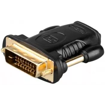 Goobay HDMI/DVI-D Adapter, HDMI Standard-Socket (Type A) -> DVI-D (24+1) Plug (68931)