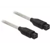 FireWire Cable DeLOCK FireWire B/B 1.0m Grey