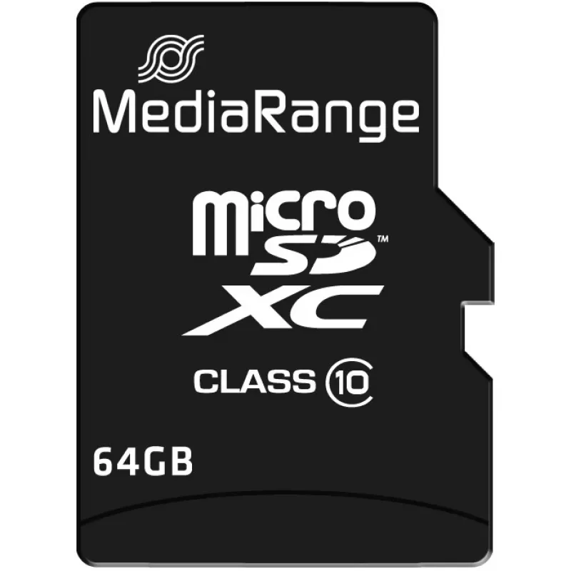 Memory Card MediaRange 64GB MicroSDXC Class 10 MR955