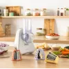 Electric vegetable shredder Tefal Fresh Express DN853BE0 — 150 W, 3 interchangeable nozzles, 1 speed, cream