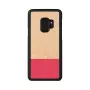 Smartphone case man and wood for Samsung Galaxy S9 — black mismatch design