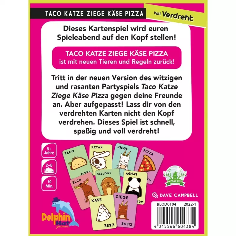 Taco Cat Goat Cheese Pizza: Voll verdreht, Card Game