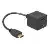 HDMI Adapter DeLOCK 65056 0.2m Male to 2x Female