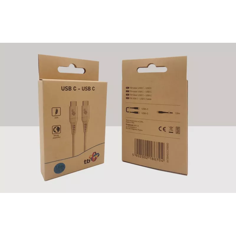 TB Touch Eco Friendly USB C 2.0 - USB C Cable