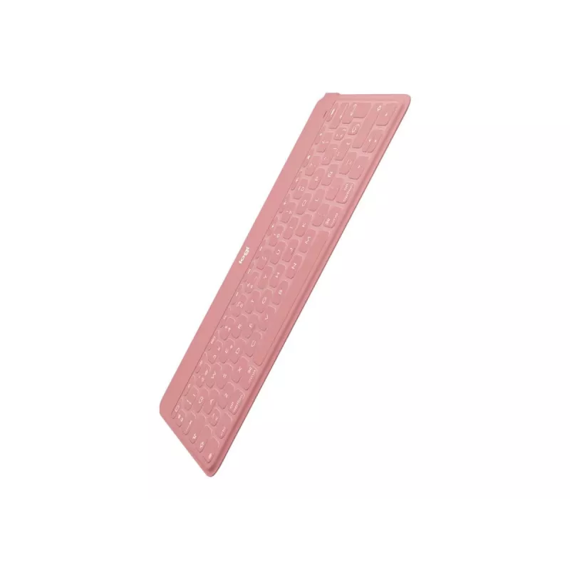 Logitech Keys-To-Go - Keyboard - Bluetooth - QWERTY - Spanish - Blush Pink - for Apple iPad/iPhone/TV