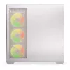 PC Case KRUX Exo RGB White — ATX tower, steel, 2x3.5 inch + 2x2.5 inch bays, USB-C, RGB