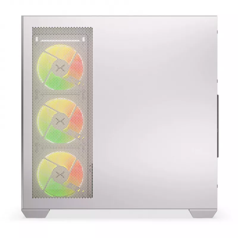 PC Case KRUX Exo RGB White — ATX tower, steel, 2x3.5 inch + 2x2.5 inch bays, USB-C, RGB