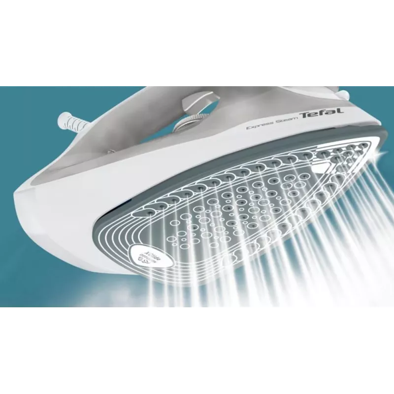 Steam iron Tefal FV2863E1, 2400W, continuous steam 35 g/min, non-stick soleplate, vertical steam