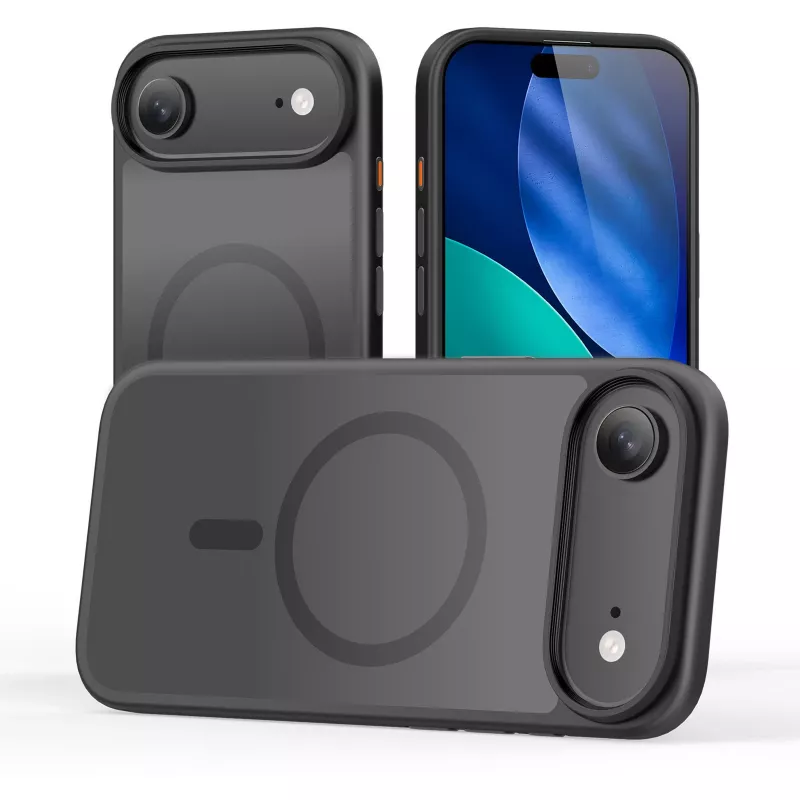 StyleShell INVISIO, Phone Case Black, iPhone 17 Air, compatible with MagSafe