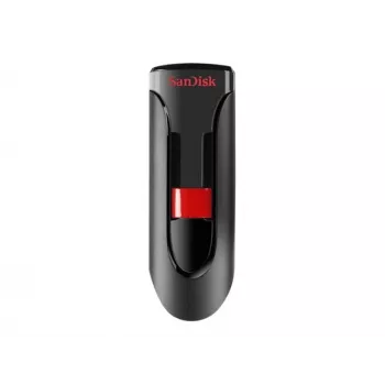 USB flash drive SANDISK Cruzer Glide 32 GB USB Type-A 2.0, slide design, password protection, black/red