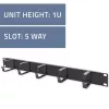 Cable organizer QOLTEC 54515 1U for 19-inch racks