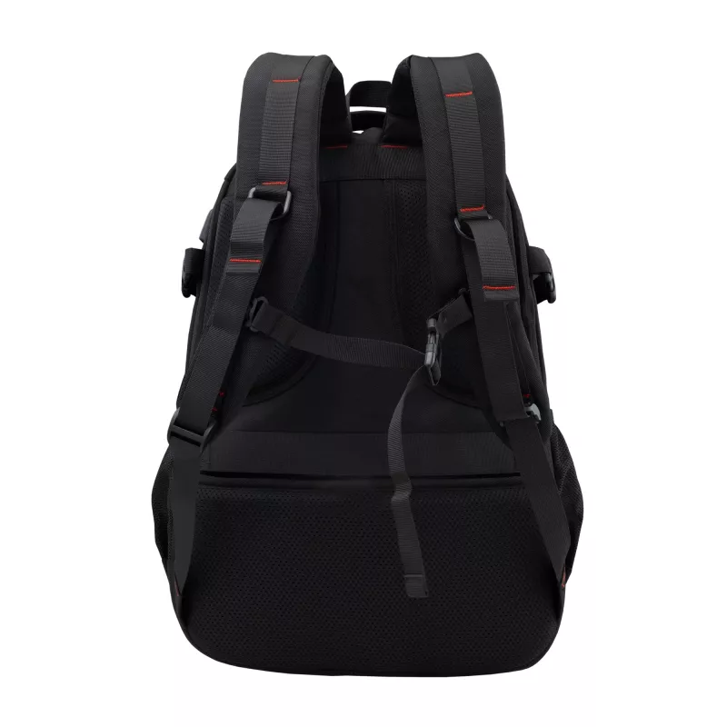 Backpack White Shark VOYAGER GBP-012 — black, durable water-resistant design