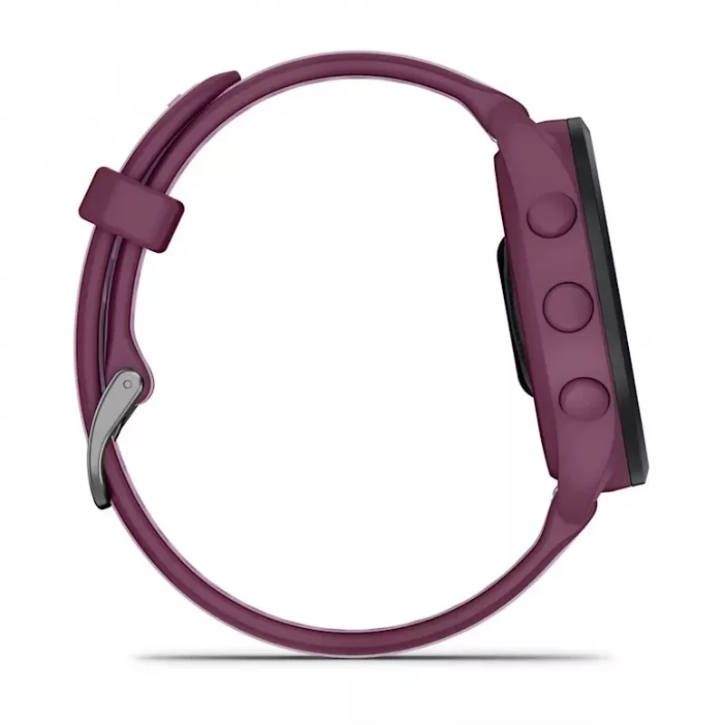 Smartwatch GARMIN Forerunner 165 Music, 43 mm polymer case, 1.2 inch AMOLED 390x390, GPS/GLONASS/Galileo, 5 ATM, 11-day battery