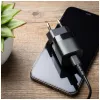 Travel USB-C Charger FIXED FIXC25M-C-BK, fixed cable, 25W, compact