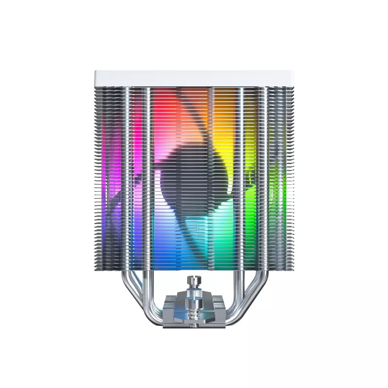 Air cooler Montech NX400 ARGB 120 mm White — 270 W TDP, FDB, 156×74×120 mm