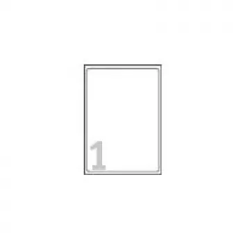 Self-adhesive Removable Labels Avery Zweckform L4735REV-25, A4 (210 x 297 mm), 25 sheets, white