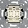 Wall Switch Module JUNG 505 U 1P, 1-pole 10 A, 250 V — Metallic White