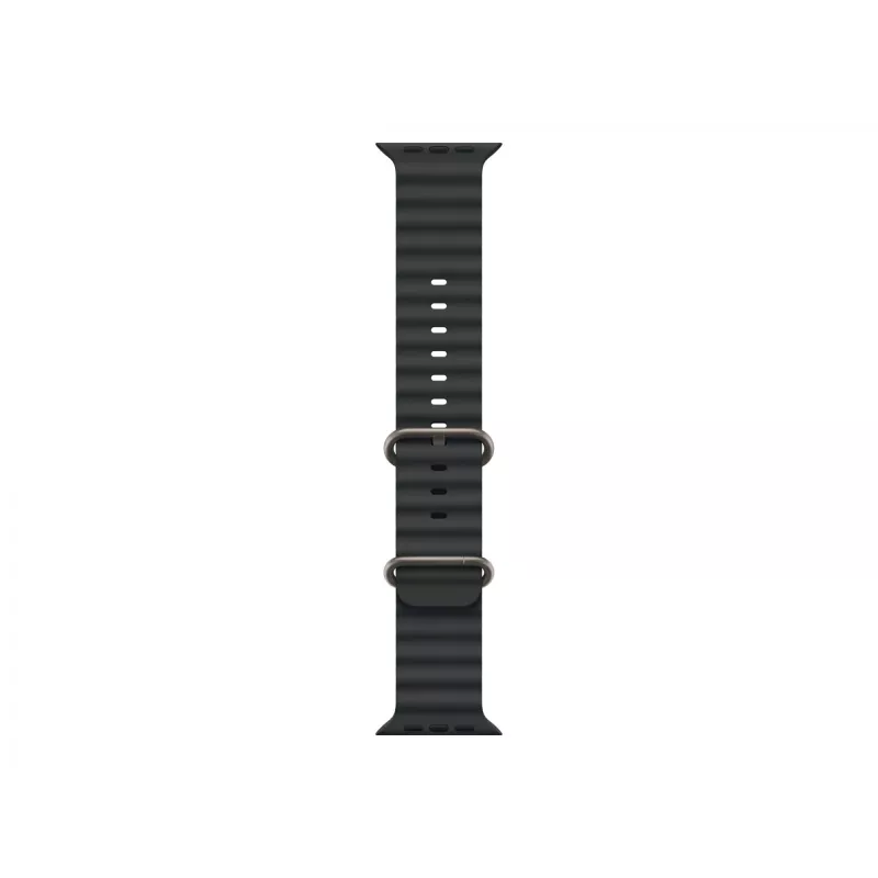 Black Ocean Band 49 mm - Natural Titanium Finish