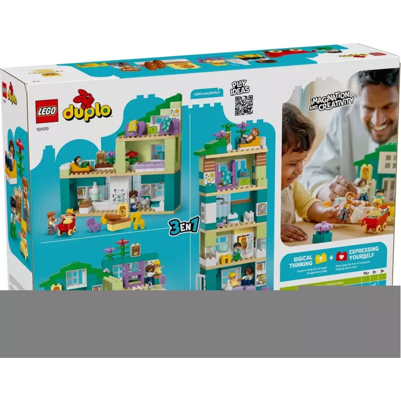 LEGO DUPLO 10470 3 in 1 Modern Family House with Figures