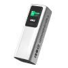 Portable battery Green Cell PBGC25UD, 25200 mAh, Li‑Ion, 140 W total, 2× USB‑C + 1× USB‑A, OLED display, aluminium housing