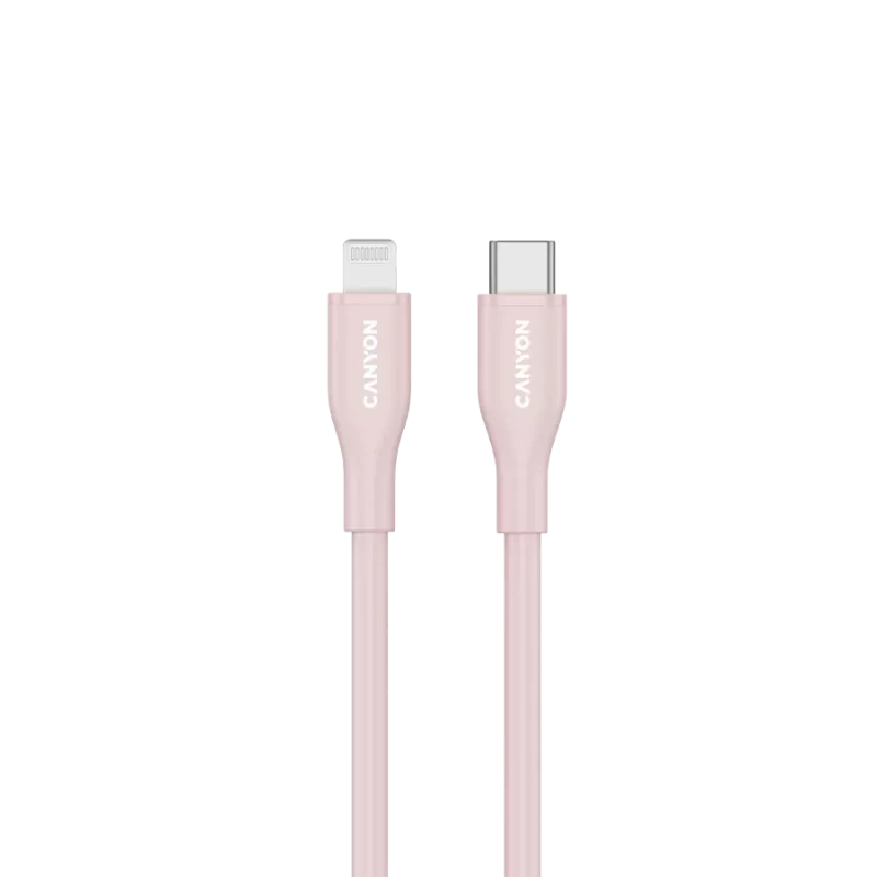 CANYON cable CLNM60 C-L 60W MFI 1m Silicon Pink