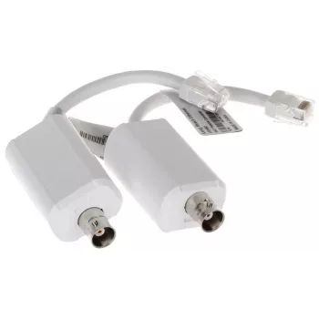Video signal converter DAHUA LR1002 — compact white unit, 56×27×21 mm, 0.0283 kg