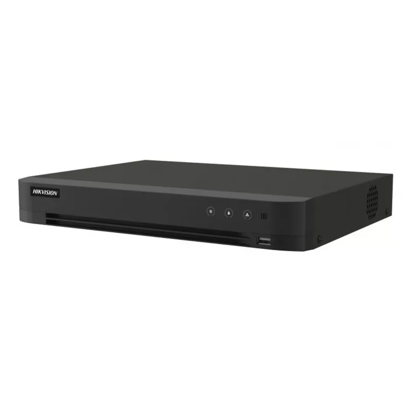 DVR Hikvision Pro Series 8-channel 5 MP 1U H.265 AcuSense, 8 inputs, Gigabit Ethernet, 12 TB HDD, 12 V, 24 W