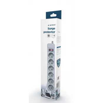 Gembird SPG6-B-6C power extension 1.8 m 6 AC outlet(s)