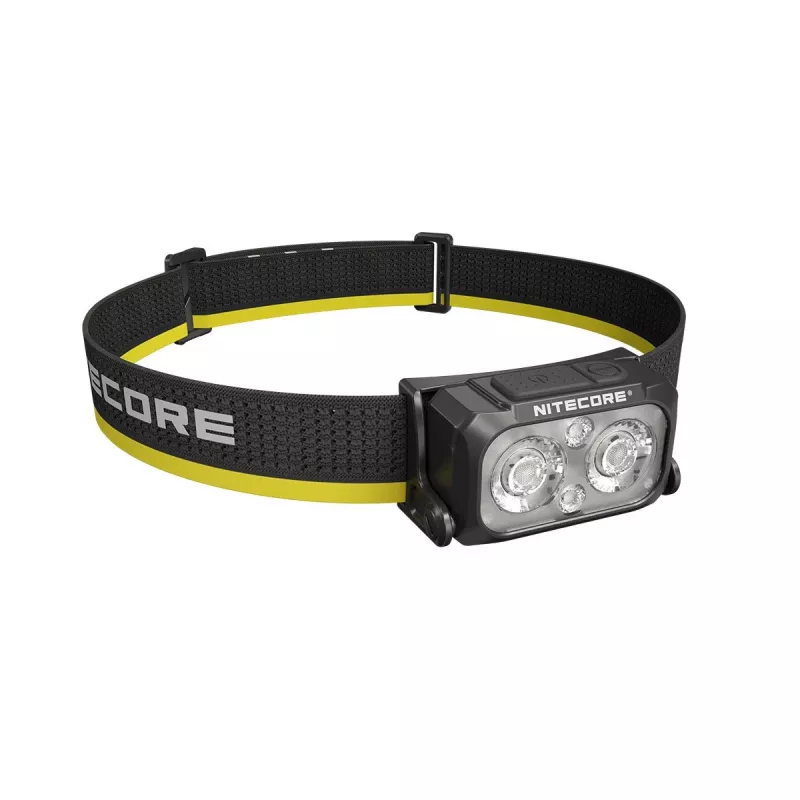 Headlamp Nitecore NU25 MCT — rechargeable headlamp, up to 400 lumens, compact hands-free lighting