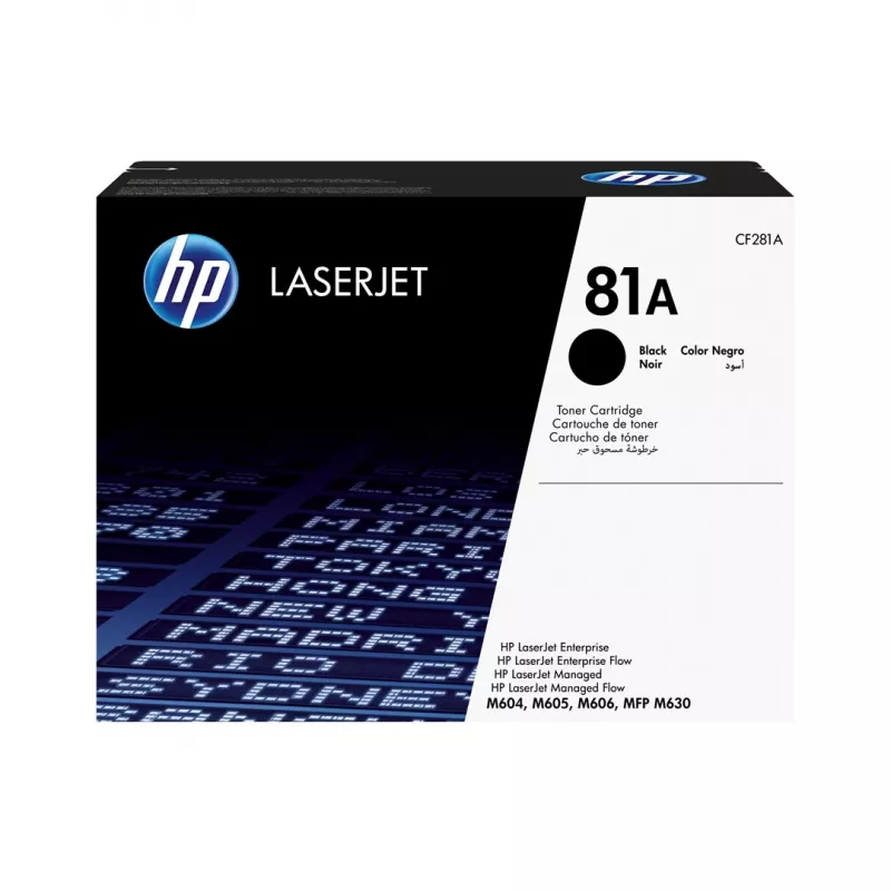 HP 81A Black Original LaserJet Toner Cartridge, 10500 pages, Black, 1 pc(s)